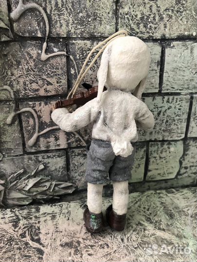 Ватные елочные игрушки