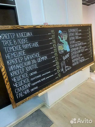 Роспись меловых досок