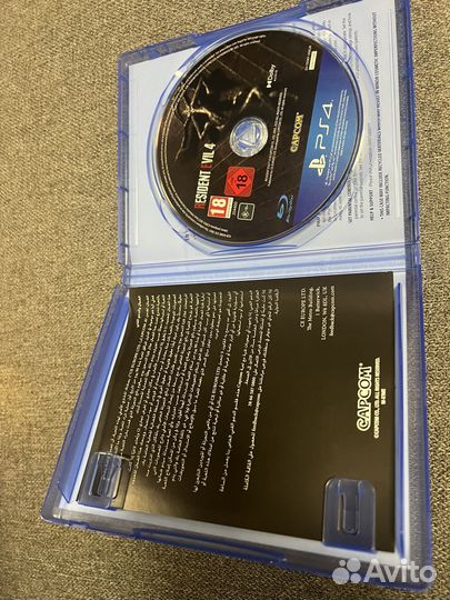 Resident evil 4 remake ps4 диск