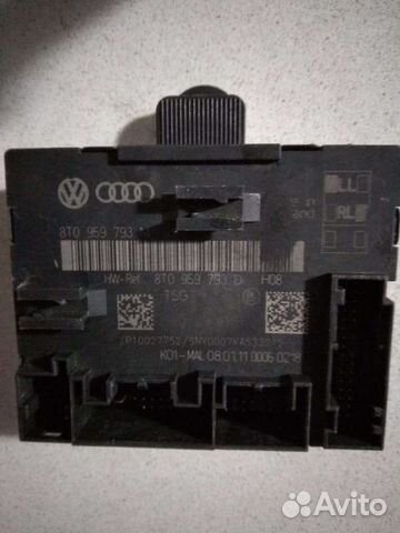 Блок управления дверьми перед.левый Audi A4 B8 VAG