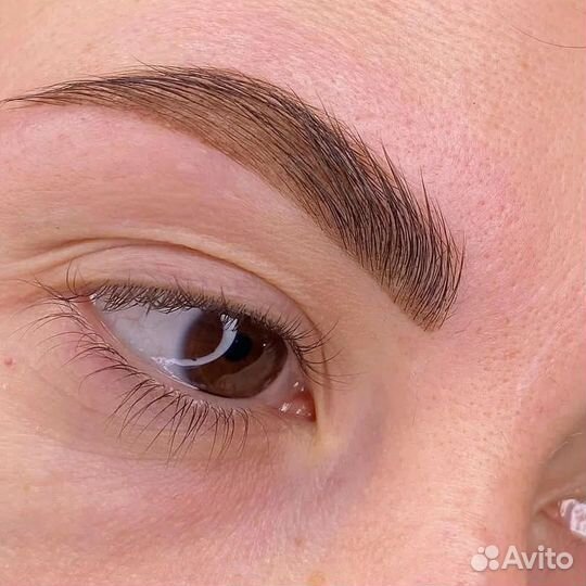 Перманентный макияж бровей губ и век татуаж