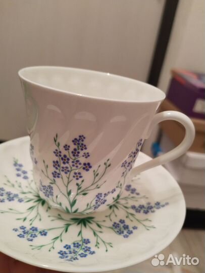 Лфз Кофейная пара костяной фарфор