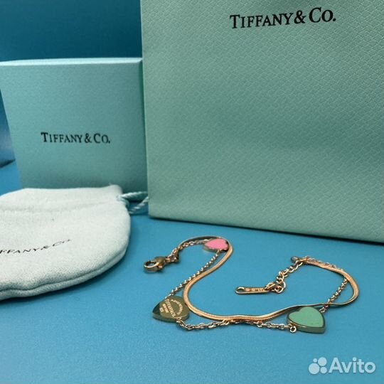 Золотой браслет tiffany