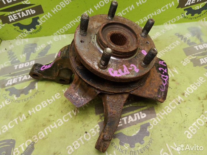 Ступица цапфа кулак передняя правая Kia Ceed JD