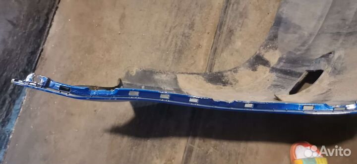 Задний бампер hyundai Solaris 2011