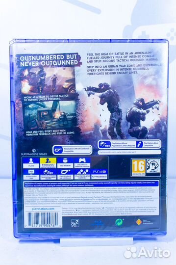 Диск для PS4 Bravo Team VR Новый с гарантией