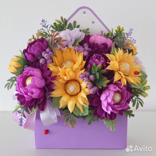 Букет в конверте