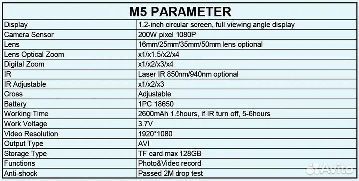 Монокуляр Megaorei m5-35-940