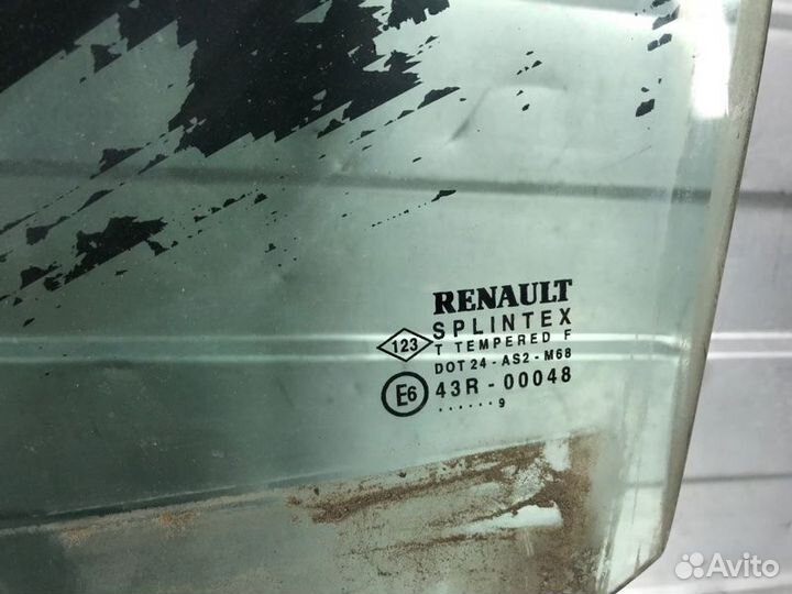 Стекло двери заднее левое Renault Scenic JA F9Q730