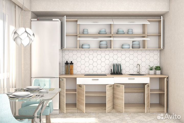 Готовые кухни прямые