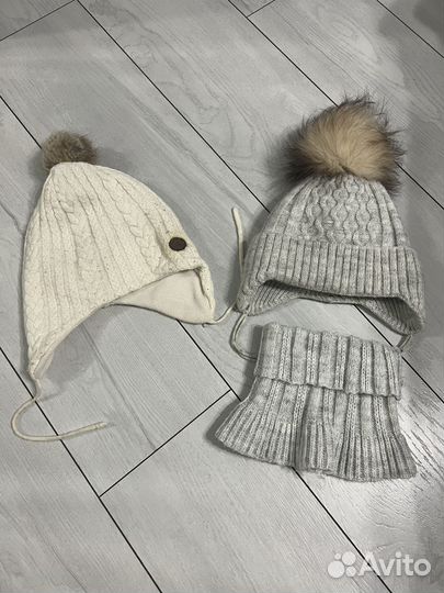 Комплект шапка, шарф