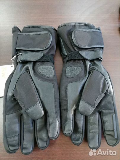 Мотоперчатки теплые Crivit кожа+текстиль 8,10,11