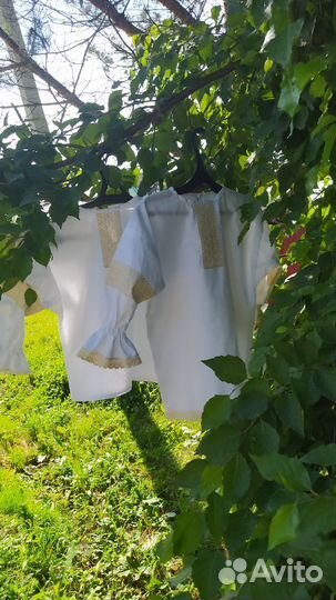 Русская народная рубашка, новая, р. 92-128