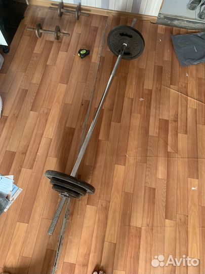 Штанга гриф блины