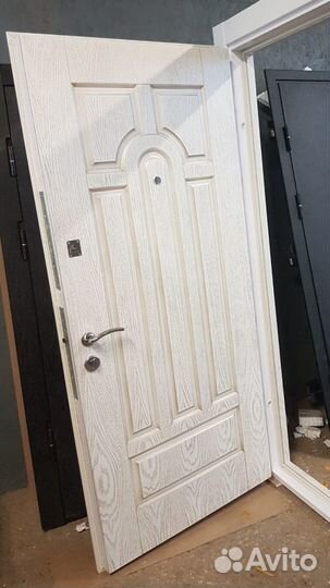 Стальная общая дверь с порошковой отделкой