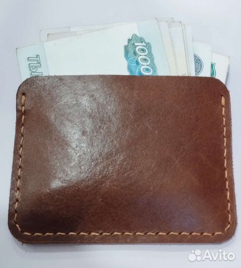 Картхолдер из натуральной кожи