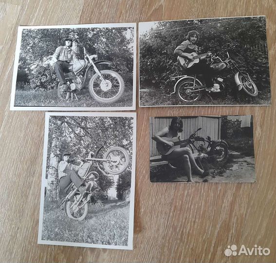 Четыре старых фото с мопедами. СССР. 80-е