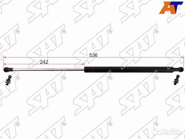 Амортизатор капота toyota verossa