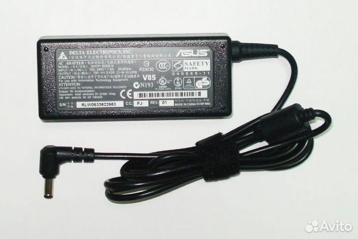 Блок питания, зарядка для ноутбука Asus 19V 3.42A