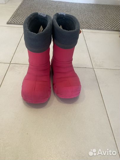 Резиновые сапоги на девочку