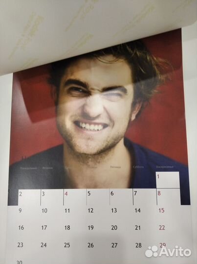 Календари 2015, 2016 Роберт Паттинсон, А3