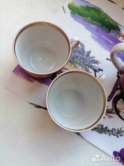Разная посуда СССР тарелка /чайничек/ кружки