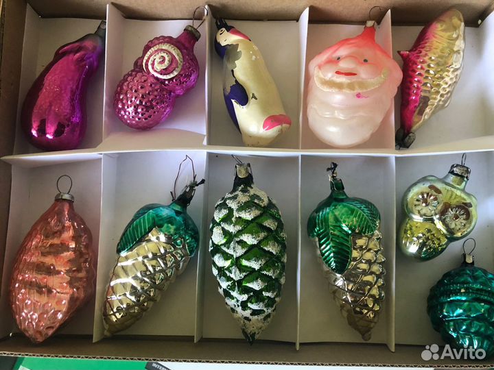 Ёлочные игрушки СССР. Разные