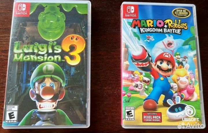 Игры Марио на Nintendo Swich 2шт