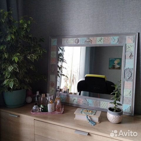 Зеркало в раме (ручная работа)
