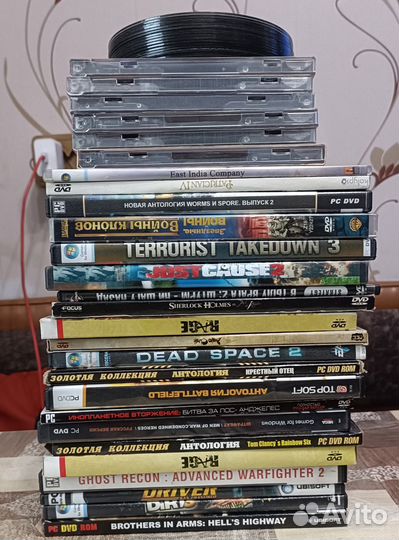 Компьютерные игры диски для пк, 26 шт + 6 подарок