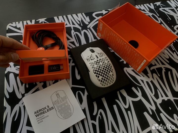 Steelseries Aerox 3 Wireless White 2022