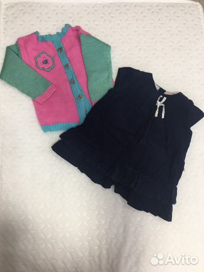 Вещи от 3 до 9 м для девочки в хорошем состоянии