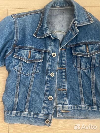 Джинсовая куртка для мальчика пакетом