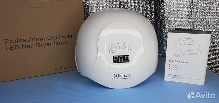 Уф лампа Pro для гель лака 80w Датчик движения