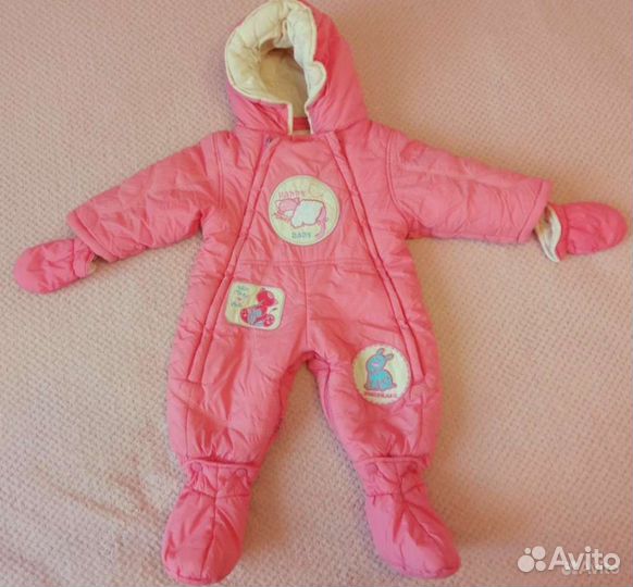 Комбинезон- трансформер для девочки 68