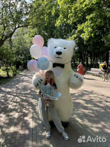 Ростовой медведь на день рождения объявление продам