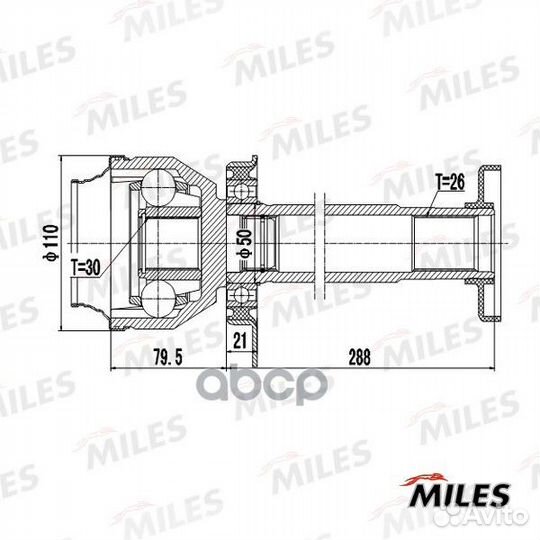 Шрус внутренний GA10042 Miles