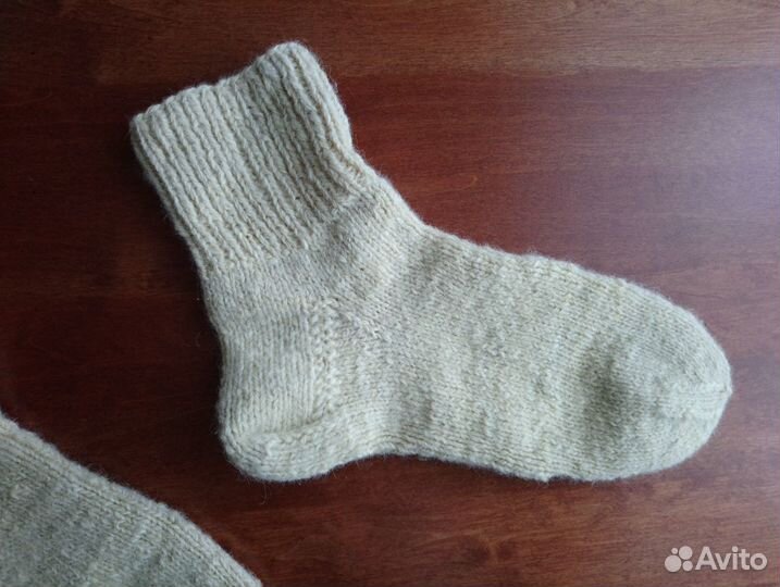 Носки вязаные шерстяные новые