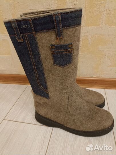 Валенки женские 39 размер (сапоги войлочные)