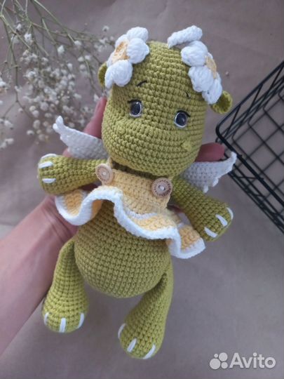 Игрушка дракон ручная работа