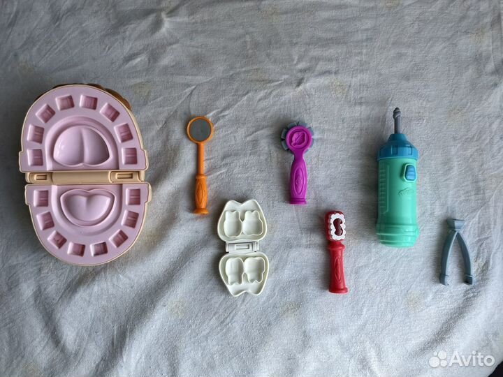 Наборы стоматолог и динозавры play doh