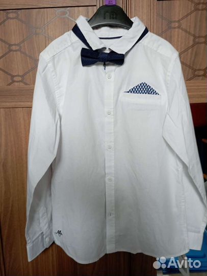 Рубашка mothercare 7-8, 128 новая