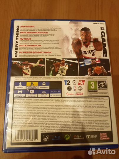 NBA2k21 игра на ps4