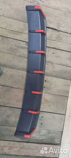 Задний фартук переделаный под бампер акцент