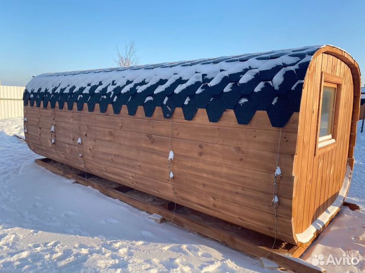 Бани-бочки квадро с доставкой