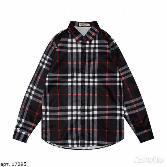 Burberry рубашкаЧёрная