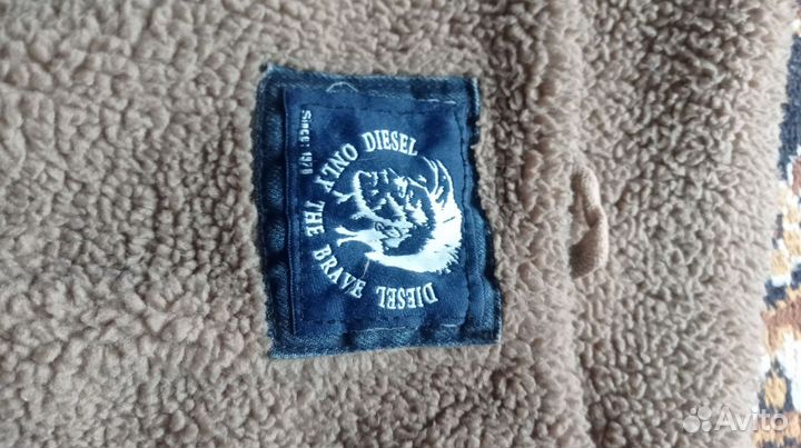 Джинсовая куртка мужская утепленная