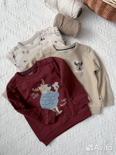 Кофта свитшот на мальчика 80 86