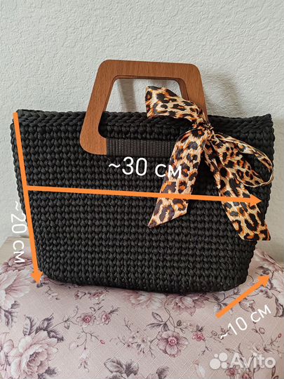 Сумка тоут ручной работы