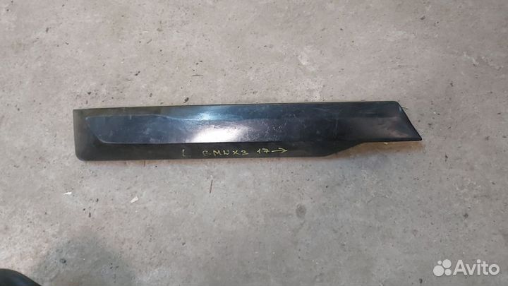Накладка переднего бампера BMW x3 G01 левая